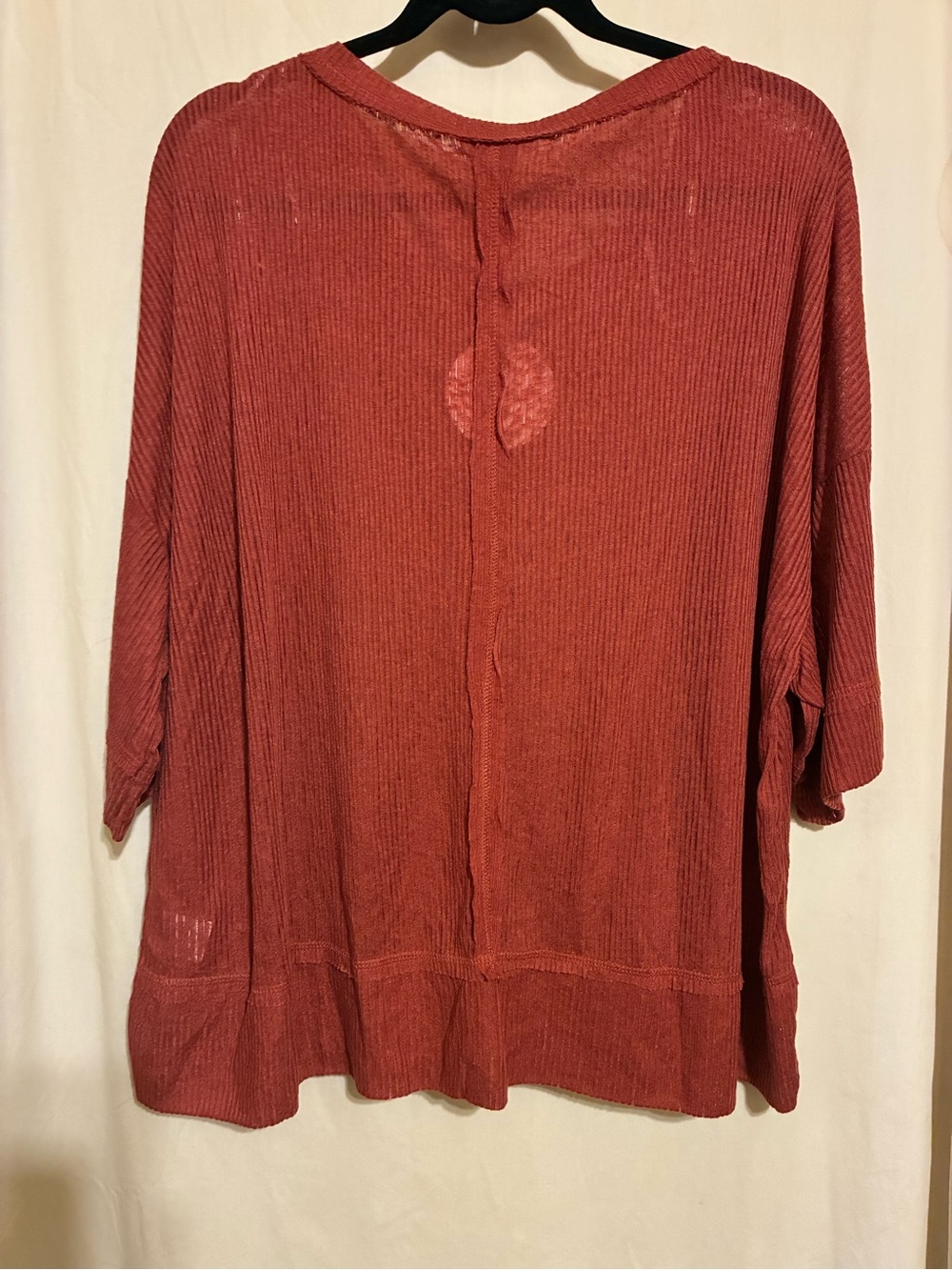 Umgee Oversized Ribbed Shirt - Picture 5 of 8